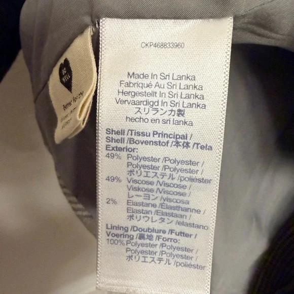 Madewell The Dorset Blazer in Galloway Plaid Grey and White size XS - Picture 12 of 13